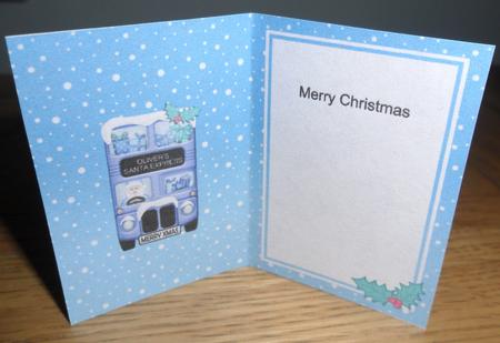 Xmas Santa Express A5 Oliver Matching A5 Insert by Johanna Lambert