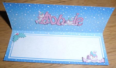 Xmas Abbie Matching Large Dl Insert by Johanna Lambert