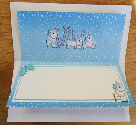 Xmas Will Matching Large Dl Insert by Johanna Lambert