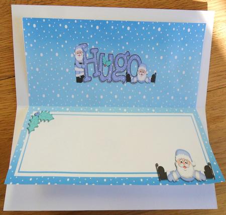 Xmas Hugo Matching Large Dl Insert by Johanna Lambert