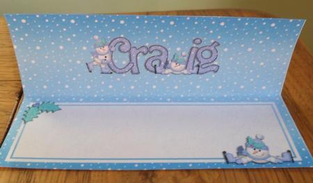 Xmas Craig Matching Large Dl Insert by Johanna Lambert