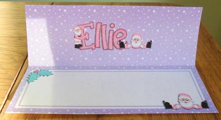 Xmas Ellie Matching Large Dl Insert by Johanna Lambert