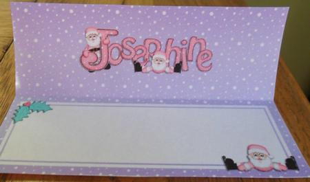 Xmas Josephine Matching Large Dl Insert by Johanna Lambert