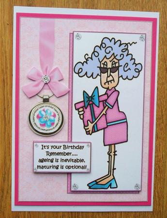 Stella Ageing is Inevitable Quick Card by Johanna Lambert
