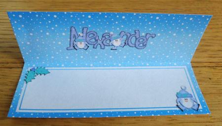 Xmas Alexander Matching Large Dl Insert by Johanna Lambert