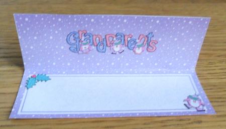 Xmas Grandparents Matching Large Dl Insert by Johanna Lambert