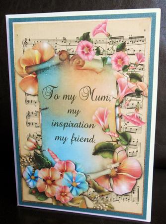Shabby Chic Mother's Day + Sheet Music & Verse by Johanna Lambert