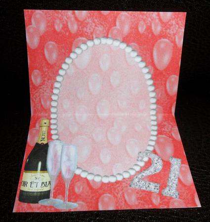 A4 Celebrating 21 Insert by Johanna Lambert