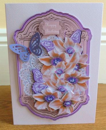 Topper with Spring Flowers and Butterflies by Johanna Lambert