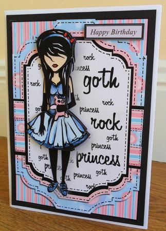Goth Rock Princess by Johanna Lambert