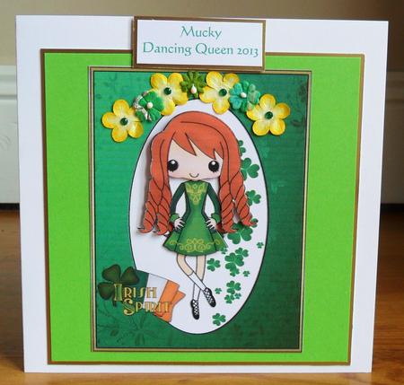 An Irish Dancer for St Patricks Day by Johanna Lambert