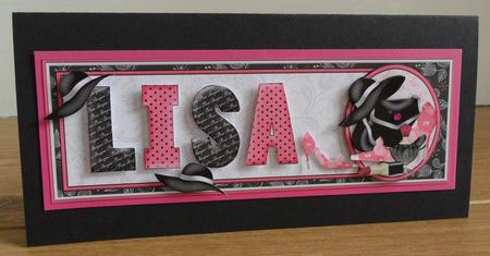 Create Any Name Fashion Accessories Card Kit by Johanna Lambert