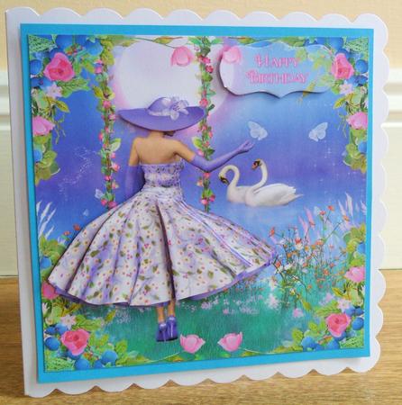 1950's Summer Dreams Lady Mini Kit by Johanna Lambert