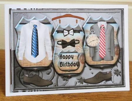 Men's Clothes Panel Birthday/dad by Johanna Lambert