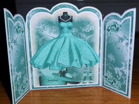 50's Style Mint Wardrobe Card Kit by Johanna Lambert