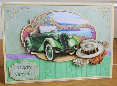 Vintage Country Gent 2 Sheet Decoupage Mini Kit by Johanna Lambert