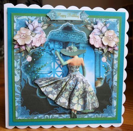 1950s Style the Teal Bird Mini Kit by Johanna Lambert
