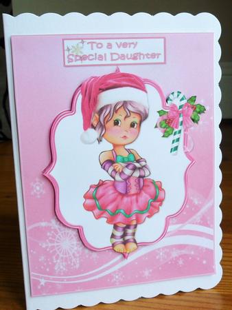 A Special Daughter Writes to Santa Quick Card by Johanna Lambert