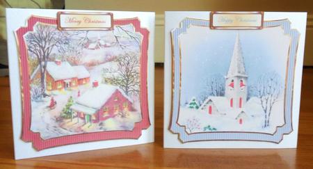Vintage Scene Toppers by Johanna Lambert