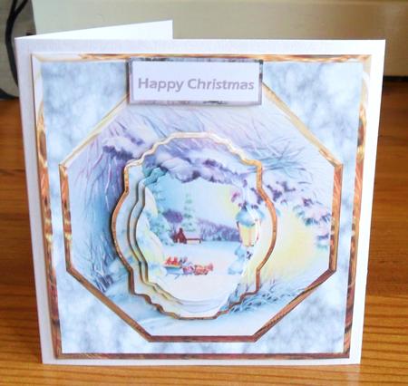 Sleigh Ride Card with a Topper by Johanna Lambert