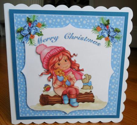 Christmas Friends Quick Card by Johanna Lambert