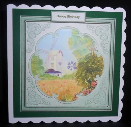 Windmill Card with Petal Stacker by Johanna Lambert