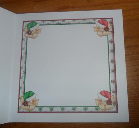 Cosy Christmas Owls 8 x 8ins Insert 1 by Johanna Lambert