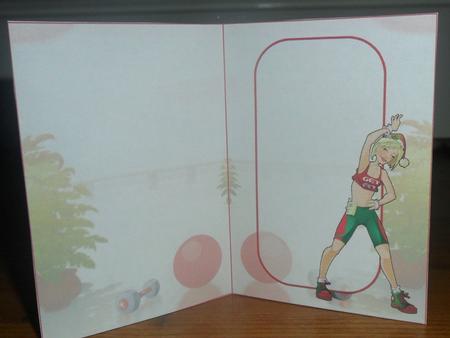 Get Fit Lady Christmas Insert by Johanna Lambert