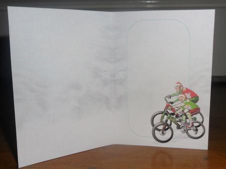 Mountain Bike Christmas Dudes Insert by Johanna Lambert