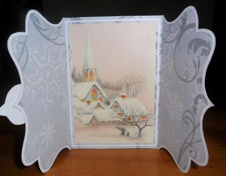 Silver Ice Church Buckle Bracket Mini Card Kit by Johanna Lambert