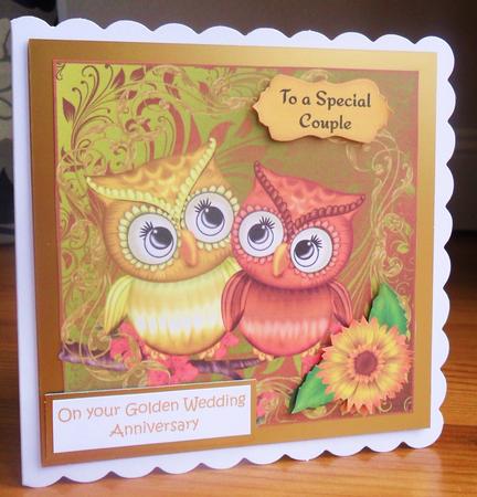 Golden Owls by Johanna Lambert