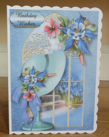 Fleurs De La Foret Bonnet at the Enchanted Window by Johanna Lambert