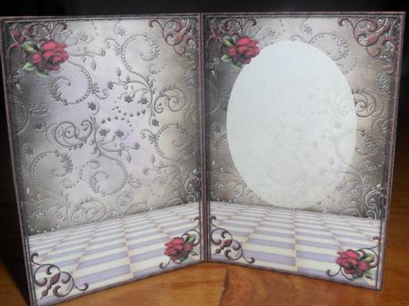 Insert for Cup509579_936 Red Roses& Butterflies by Johanna Lambert