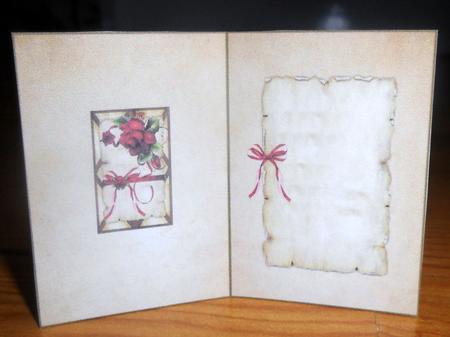 Insert for Cup509568_936 Red Roses Vintage Paper by Johanna Lambert