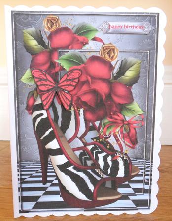 Shoes and Red Roses by Johanna Lambert