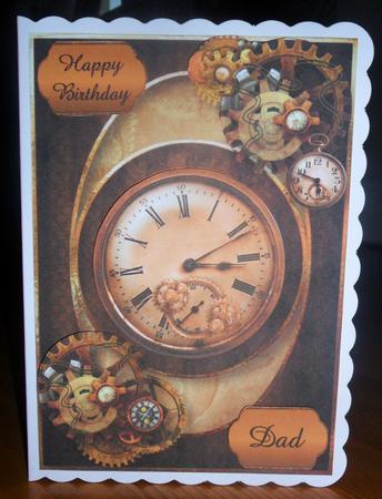 Centre Circle - Male Clocks and Cogs by Johanna Lambert