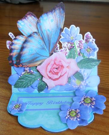 Easel Card Kit - the Wind Beneath My Wings by Johanna Lambert