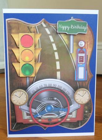 Driving Time Male Card by Johanna Lambert