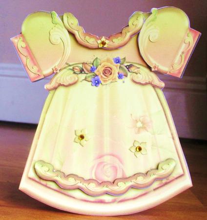 Golden Baby Girl Dress by Johanna Lambert
