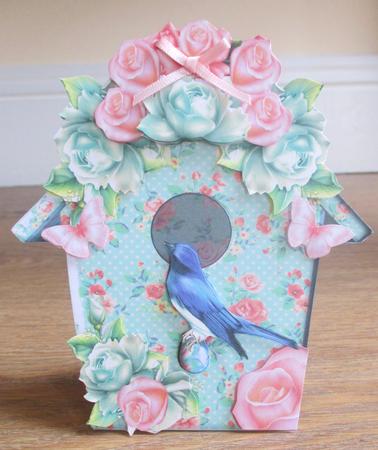 The Beautiful Bird House Card Shaped Kit by Johanna Lambert