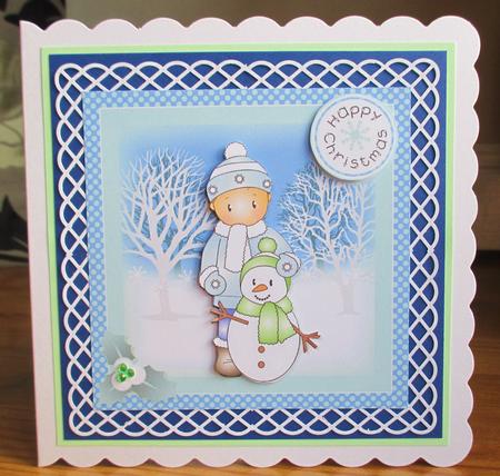 Andy and Snowman by Johanna Lambert