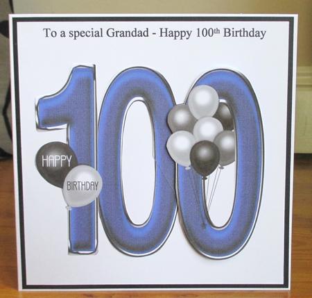 I Card Front Age 100 Male by Johanna Lambert