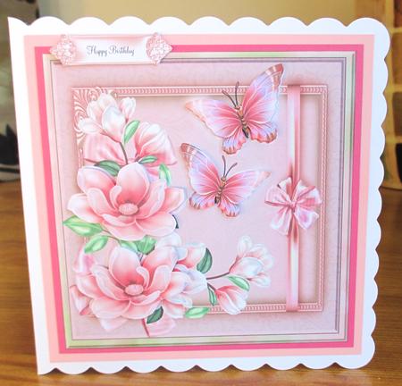 Magnolia Blossoms and Butterflies by Johanna Lambert