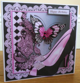 Butterfly and Shoes by Johanna Lambert