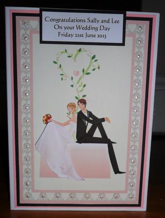 Wedding Day - Bride & Groom Topper & Decoupage by Johanna Lambert