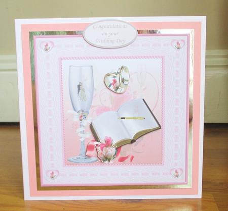 Wedding/anniversary with Decoupage & Tag by Johanna Lambert
