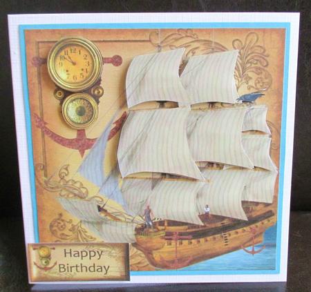 Time to Sail with Decoupage by Johanna Lambert