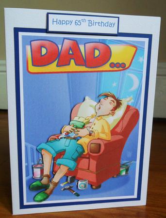 Sleeping DIY Dad. by Johanna Lambert