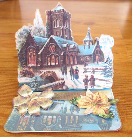 3D Shaped Easel Card Kit - Reflections of Christmas by Johanna Lambert