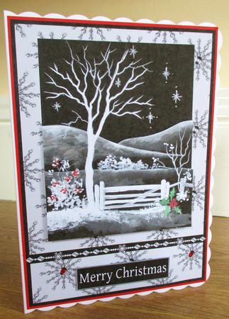 Traditional and Elegant Christmas Scene by Johanna Lambert